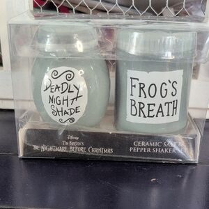 NIGHTMARE BEFORE CHRISTMAS SALT AND PEPPER SHAKERS